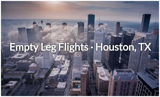 Houston empty leg flights